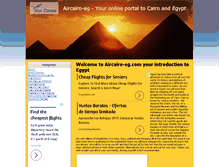 Tablet Screenshot of aircairo-eg.com